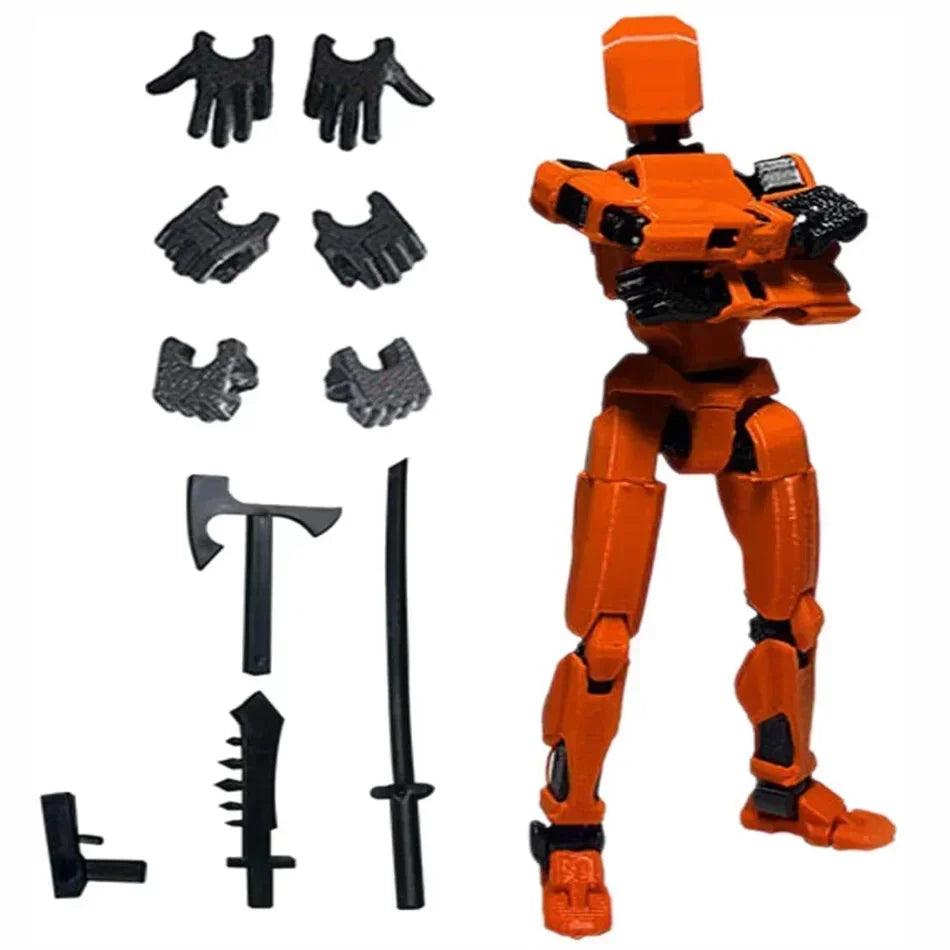Multi-jointed movable shapeshift robot 3.0 3d printed mannequin dummy 13 action figures toys kids adults