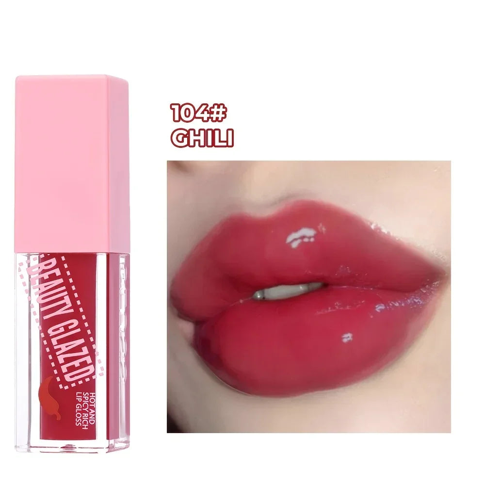 Chili Lip Plumper Oil Serum Instant Long Lasting Volumising Essence Oil Repair Lip Fine Lines Increases Elasticity Sexy Lip Balm