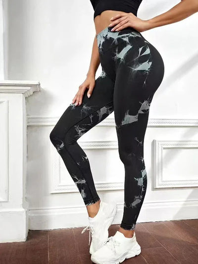 Tie Dye Yoga Sport Leggings For Women