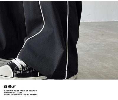 Men Casual Joggers Pants Fashion Streetwear Oversized Sports Wide Leg Pants Hip Hop Y2k Sweatpants High Waist Baggy Trousers