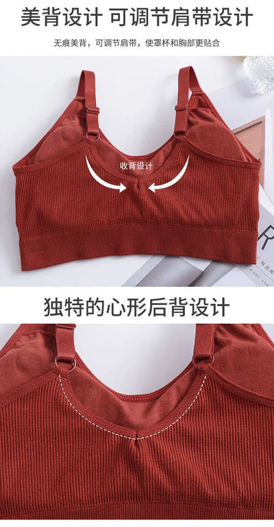 Breathable Sports Bras Women Hollow Out Padded Sports Bra Top size Gym Running Fitness Yog Sports Top Seamless Fitness Bra