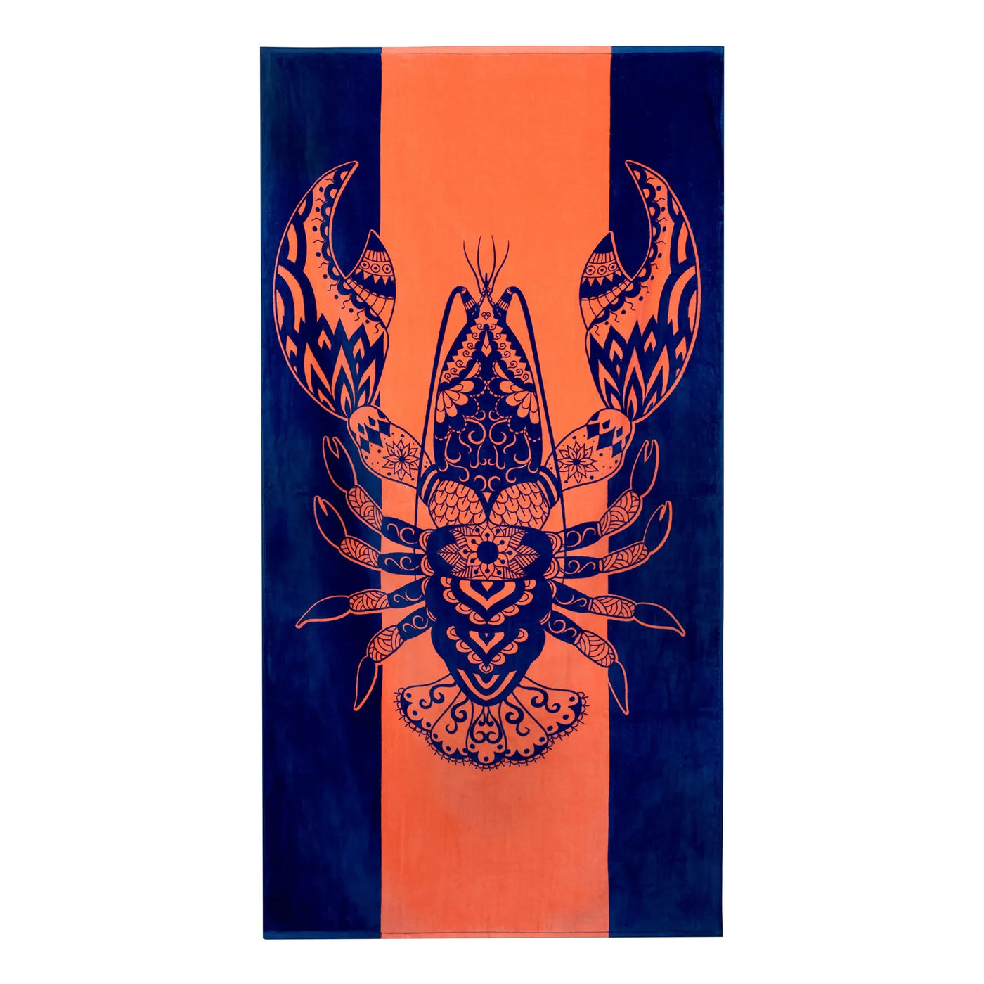 Beach Towels Tropical Animals Blue Unique Design Multiple Sizes Cotton Bath Towels Suitable for Kids and Adults