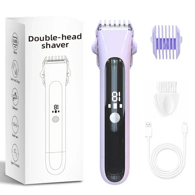 Painless Epilator Electric Shaver for Women Bikini Trimmer Facial Mustache Hair Removal Razor Ladies Face Underarm Legs Electric