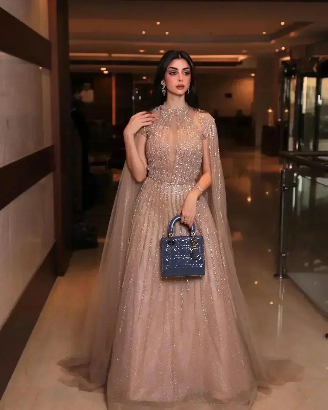 Customized long evening dresses luxury elegant gown wedding party dress for women robe formal suitable request prom