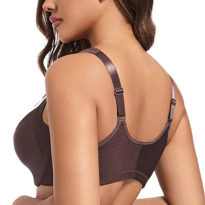 Front Closure Minimizer Bra for Women