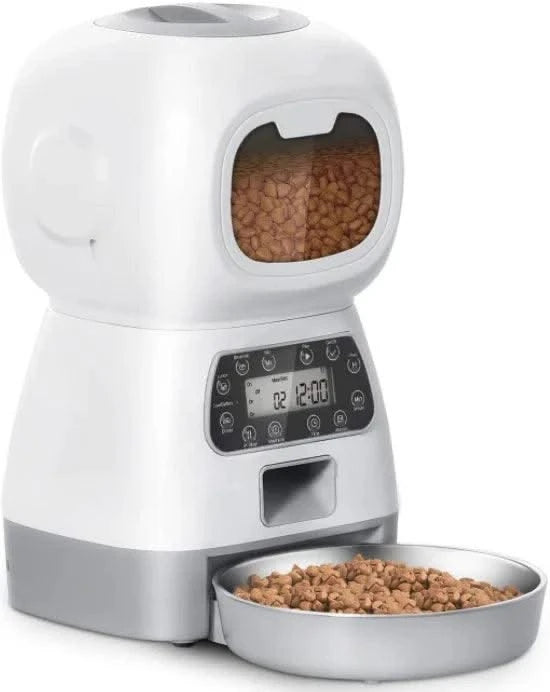 Portable Durable Safety 3.5l Smart Pet Feeder Automatic Feeder Timed Manual Feeder