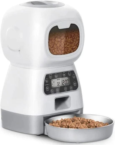 Portable Durable Safety 3.5l Smart Pet Feeder Automatic Feeder Timed Manual Feeder