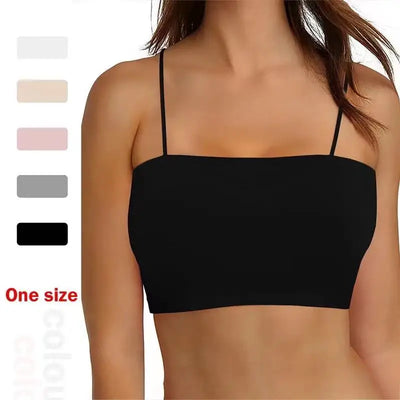 Women’s Padded Wireless Spaghetti Straps Bra