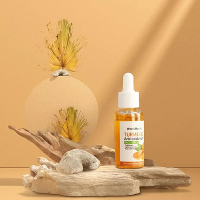 Turmeric Brightening Face Serum+Eye Cream Stick set,Dark Spot Corrector,Hydrating & Moisturizing,fading fine lines skin care set