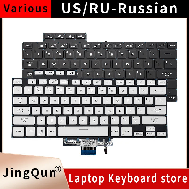 US Russian Backlit Keyboard For ASUS Zephyrus ROG M16 GU603 GU603H GU603ZX GU603ZU GU603ZW RGB Colorful Gaming Laptop Keyboards
