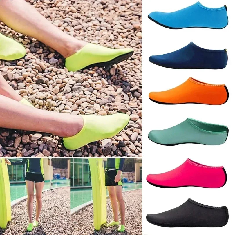 Non-Slip Unisex Water Shoes for Swimming Diving Beach Summer Aqua Socks Flat Sandal Seaside Sneakers for Men Women Accessories