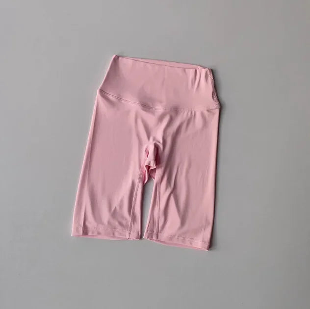 Women's Biker Shorts, High Waist Workout Shorts with Cooling Technology, Seamless Yoga Shorts for Gym & Cycling