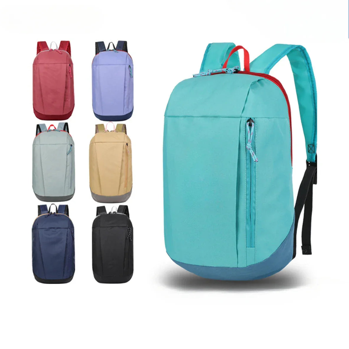 Mountaineering bag large capacity simple all-matching, fashionable, lightweight travel backpack, water splash resistant backpack