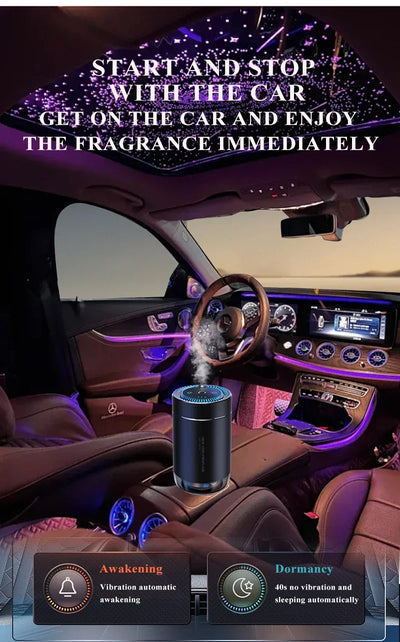 Car Electric Air Diffuser Aroma Car Air Vent Humidifier Mist Aromatherapy Car Air Freshener For Removing Odors Car Accessories