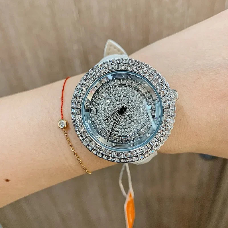 2023 Fashion Designer Unique Wristwatch Top Brand Luxury Women Watches Quartz Crystal Ladies Watch Bling Diamond Watch Women