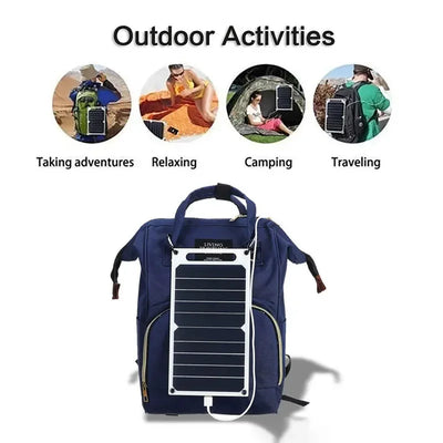 40W portable solar panel with USB interface design and 5V output solar power bank suitable for various outdoor activities