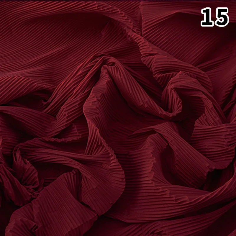 Wrinkled Texture Fabric Background Printmaking Material DIY Wedding Celebration Women Dress Suit Diy Sewing Material