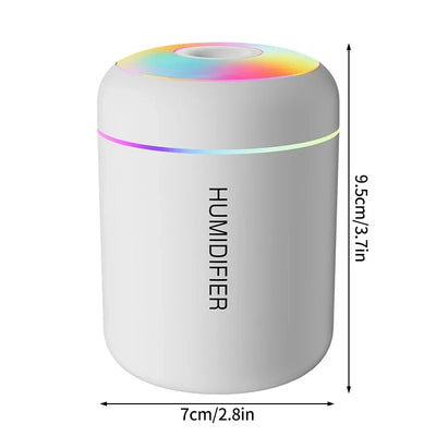 Air Humidifier USB Electric Fragrance Aroma Diffuser Essential Oil Purifier Mini Mute Humidifier For Car Home Bedroom
