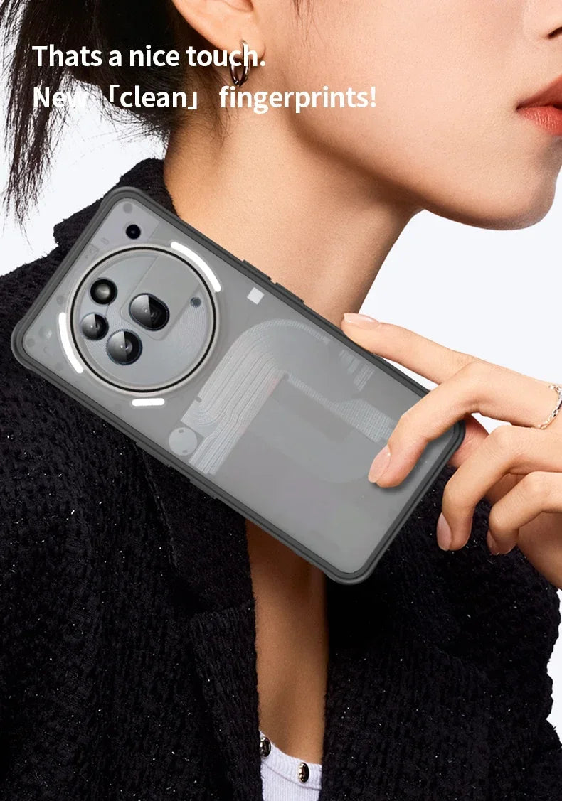 New Armor Bumper Shockproof Phone Case For Nothing Phone 3a Pro 5G Silicone Hard Cover Capa