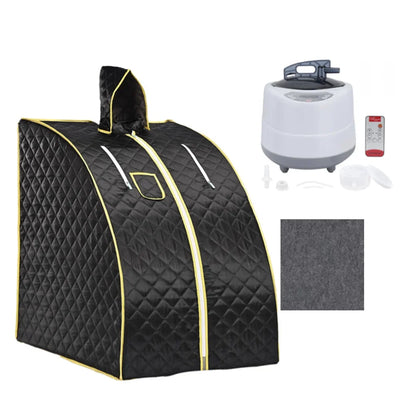 Portable Steam Sauna Beneficial Skin 2.0L Steamer Pot 1000W Slimming Bath SPA Strong Stainless Steel Bracket Sauna Room