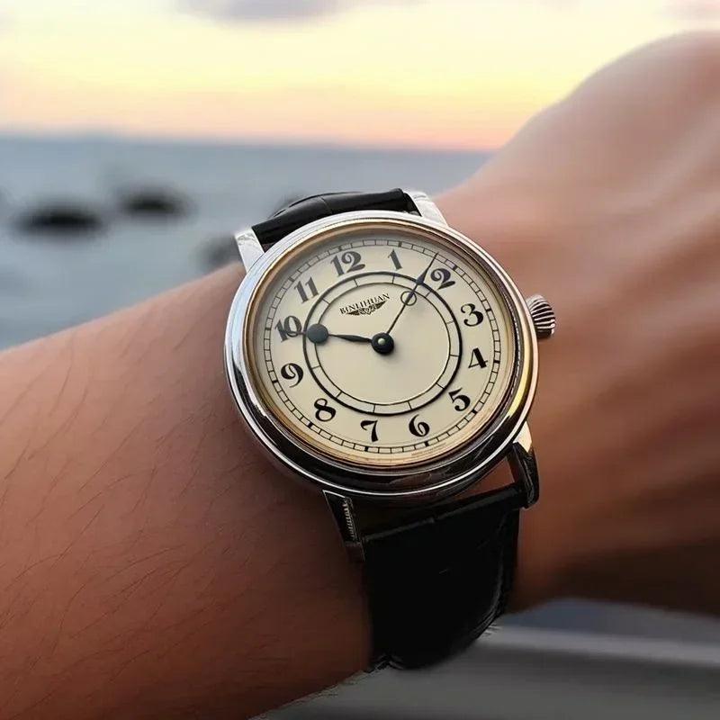 2025 new top brand man wristwatch luxury business waterproof men watch for quartz clock leather men’s watches reloj