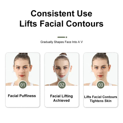 Face Slimming Bandage Face Lifting Belt V Line Face Slimming Strap Double Chin Tightener Slim Strap Facial Lifting Mask Tool