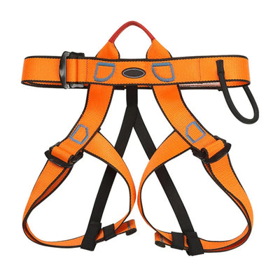 Outdoor Rock Climbing Harness Professional Sports Harnesses Waist Support Half Body Safety Belt Aerial Survival Mountain Tools