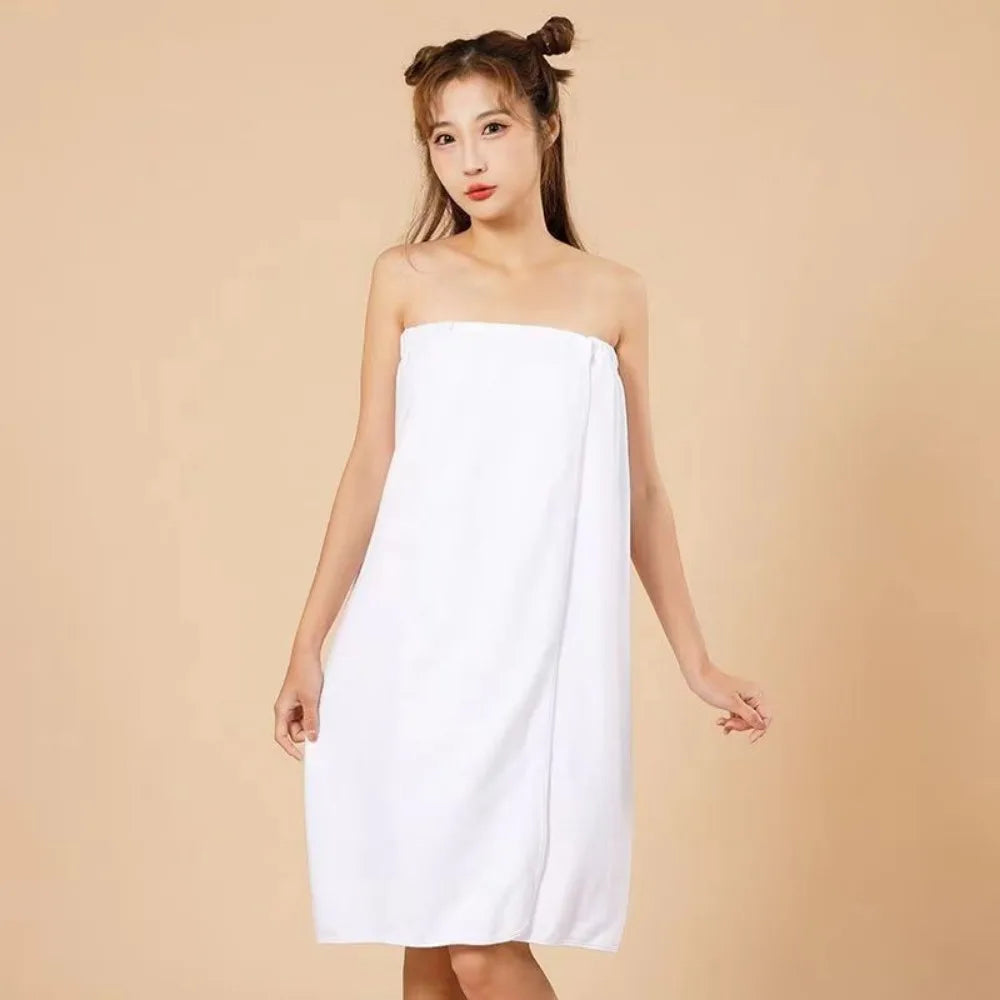 Swimming Bathrobe Microfiber Lady Bathrobe Cartoon Thickened Bath Skirt Comfortable Quick-drying Wrap Shower Skirt Summer