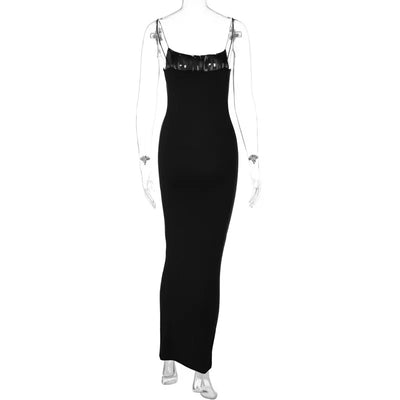 Woman Fashion Summer Sexy Halter Temperament Halter Long Dress