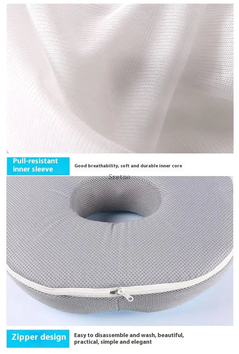 Latex Hemorrhoid Seat Cushion Thickened Office Beautiful Buttocks Pregnant Women Buttocks Pad Hollow Tailbone Protect Cushions