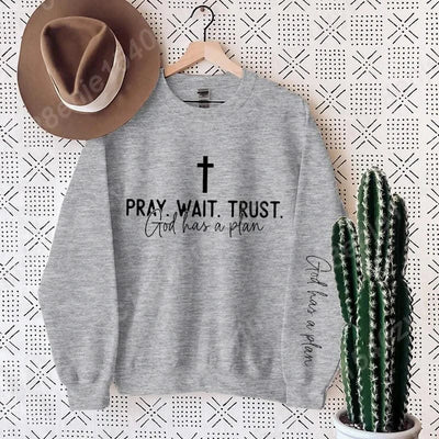 Uplifting Christian Quote Crewneck Sweatshirt, Long Sleeve, Women's