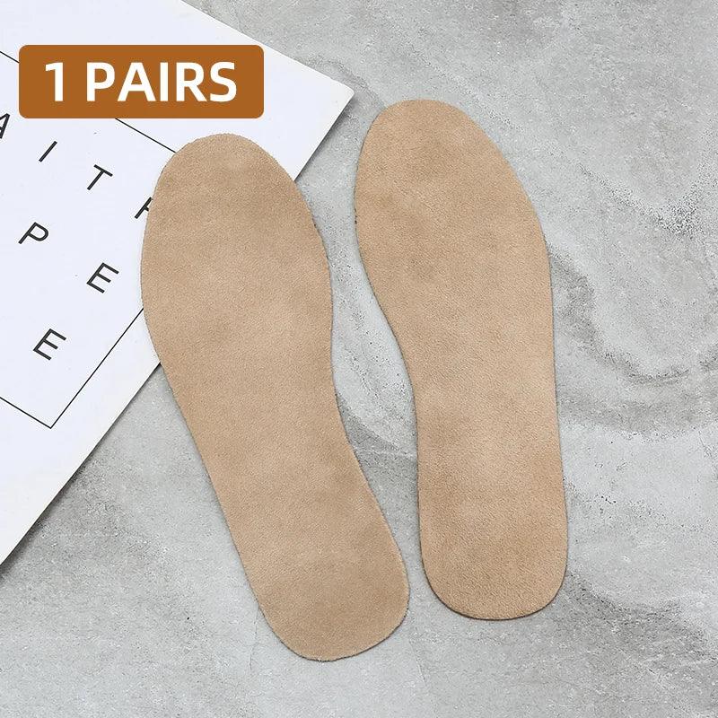 Deodorant Trimmed Cowhide Insoles for Children Shoe Insole Trimmable Men's Sneakers Ankle Boots for Women Sneaker Women's Boot