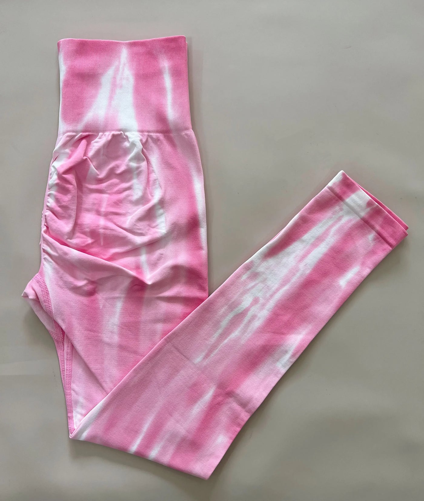 Women Tie Dye Leggings Scrunch Gym