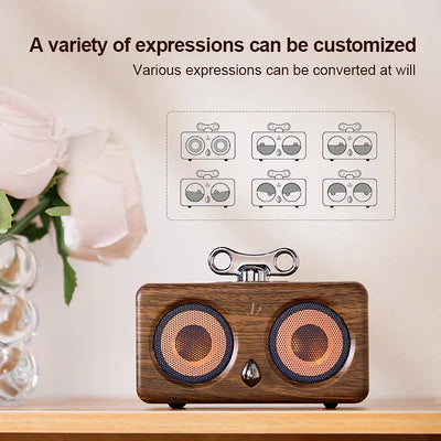 Bluetooth speaker, wireless, desktop, high-quality sound, low bass, volume, mini, outdoor, plug-and-play, retro, portable speake