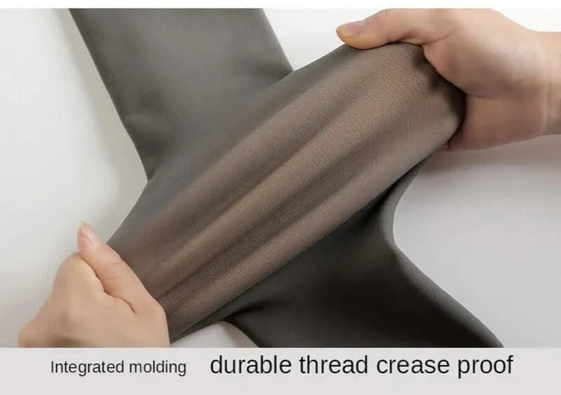 Women Thermal Underwear Pants Fleece Lined High Waisted Leggings Keep Warm Winter Pant Tummy Control Yoga Hiking Running Tights