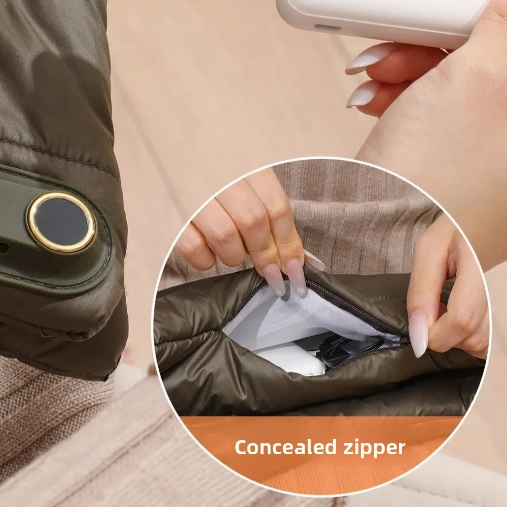 Adjustable Temperature Rechargeable Hand Warmer Comfortable Portable Warmer Safety Graphene Fast Thermal Hand Warmer Winter Use