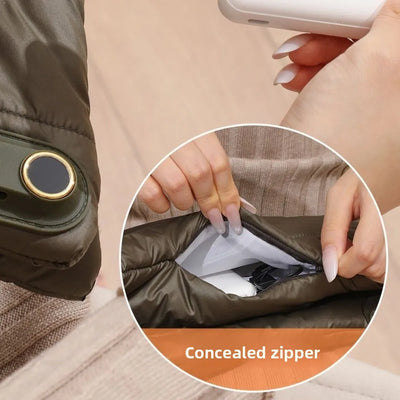 Adjustable Temperature Rechargeable Hand Warmer Comfortable Portable Warmer Safety Graphene Fast Thermal Hand Warmer Winter Use