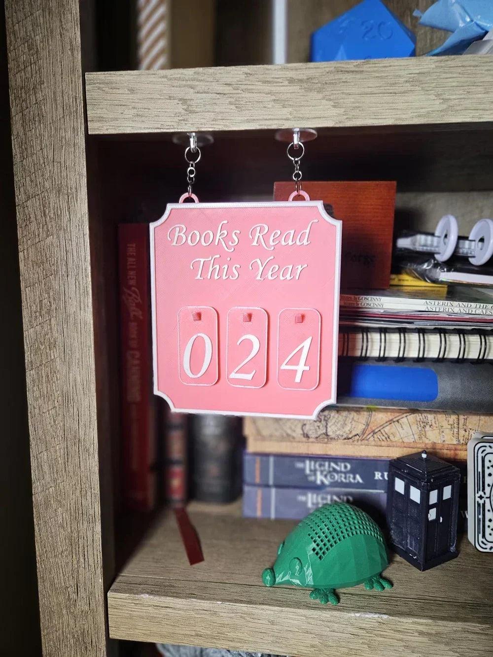 New hanging bookshelf counter bookish decor reading record board decoration home festival gifts