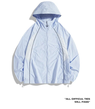 Summer Sun Jackets Men's Outdoor Cycling Clothing Quick Dry UV Skin Coat Women Sports Sun Protection Hiking Camping Windbreaker