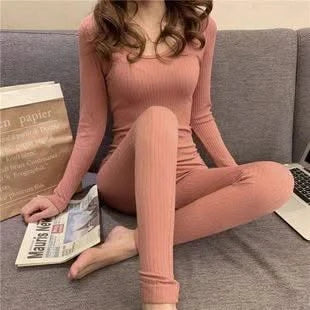 Women Thermal Underwear Winter Long Sleeve