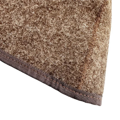 2PCS 3mm Thick 100% Wool Sauna Hats to the Sauna With Steam for bath and sauna acessories wool