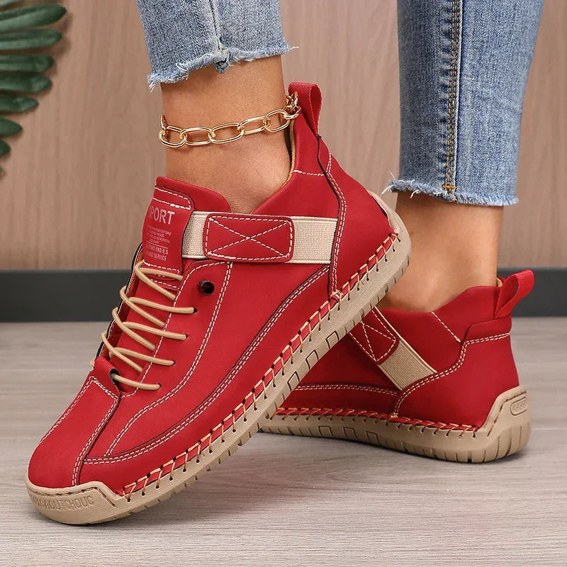 New Women's Boots Fashionable Simple Trendy Luxurious Brand Casual Shoes Waterproof Wear Resistant Soft Soled Platform Boots