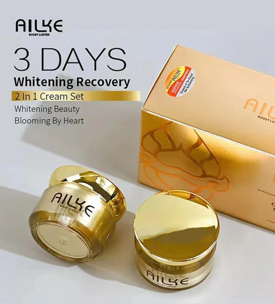 AILKE Dark Spots Corrector, Whitening Hydration Facial Cream, With Spf35, Even Skin Tone, Anti-Sunburn Face Care Set for Women