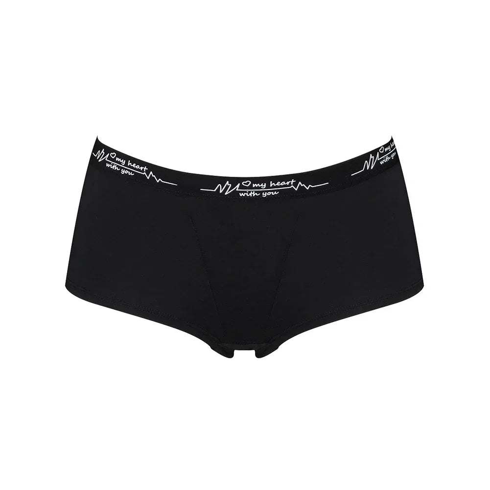 Ladies Solid color boxers Briefs Comfortable Female Underwear Sporty Style Casual Sexy Panties for Women S-XL