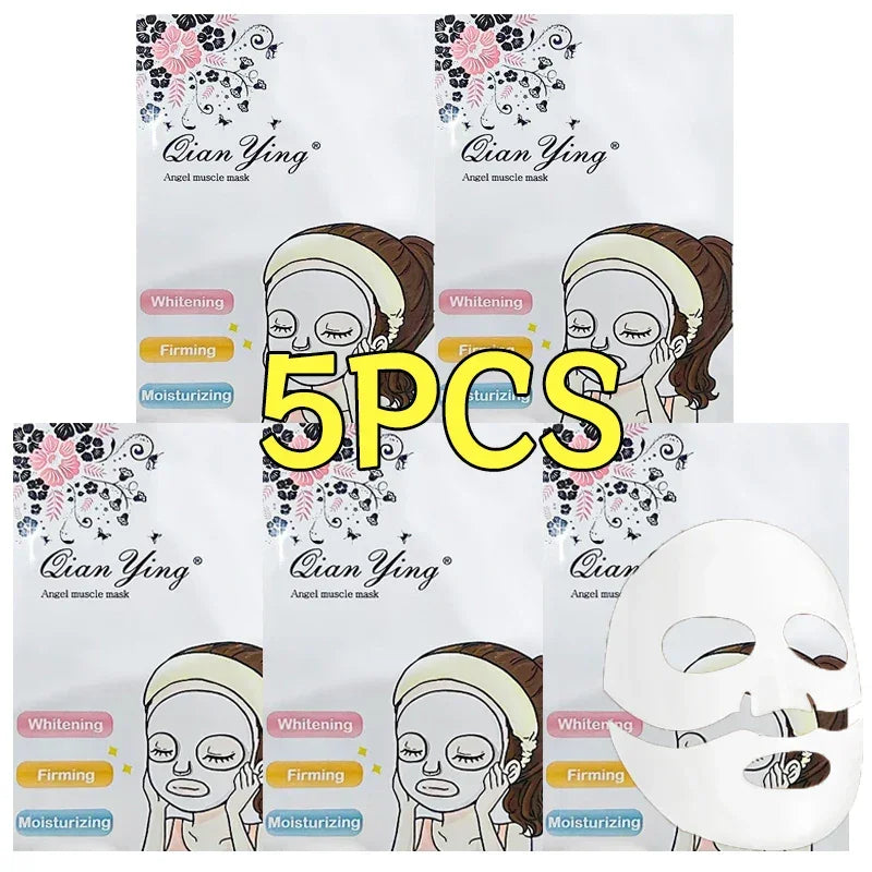 5/10PCS Collagen Face Mask Shrink Pores Deep Hydrating Overnight Mask Moisturizing Refreshing Brightening Korean Face Skin Care