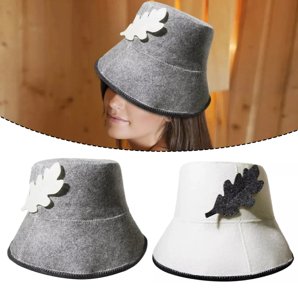 Bath House Kit Fisherman Felt Sauna Hat Fisherman Felt Sauna Hat Free Water Absorption Long Lasting Performance