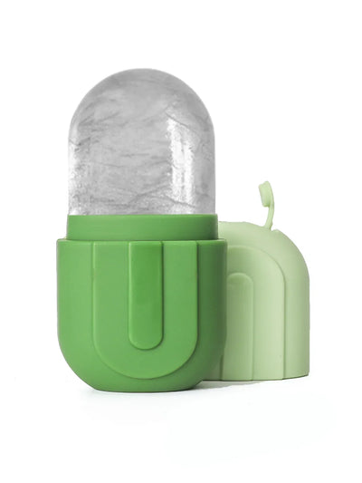 Back Shape Upgraded Face and Eye Ice Roller - Facial Massager for Skin Care - Reusable Silicone Ice Mold for Fresh and Cool Skin