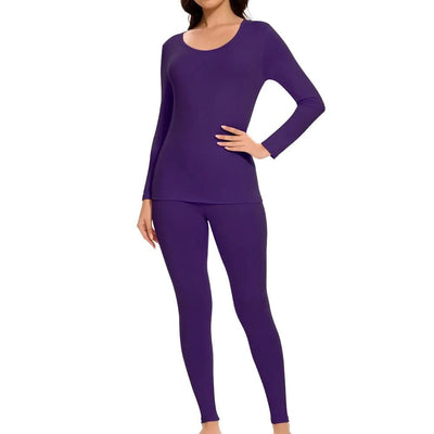 Thermal Underwear Women Autumn Winter Under Layer Clothes New Warm Pajamas Sets for Female 2 Pieces Long John Top Legging