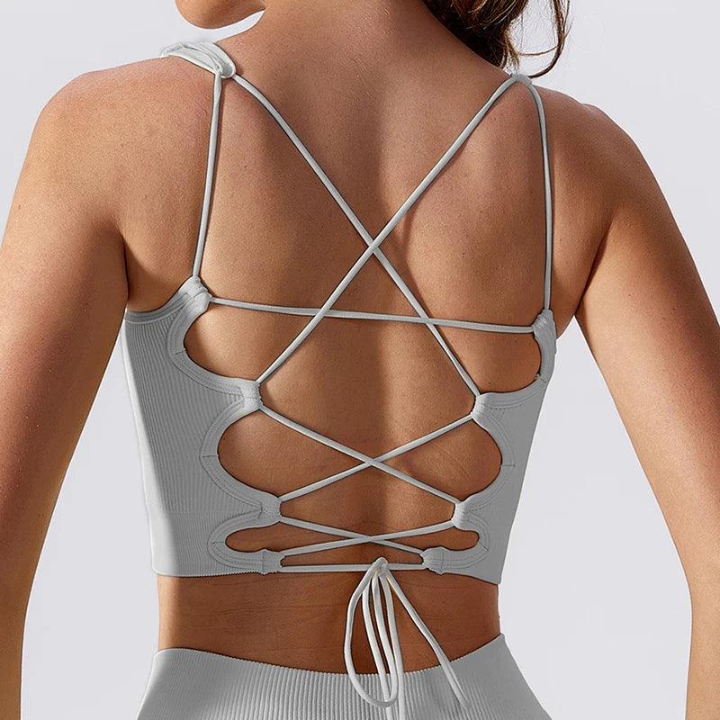 Fitness Yoga Pants Set Sports Bra For Women