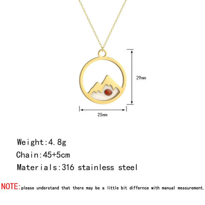 Stainless Steel Dainty Mustard Seed Necklace Move Mountains Christian  Tiny Christian  For Women